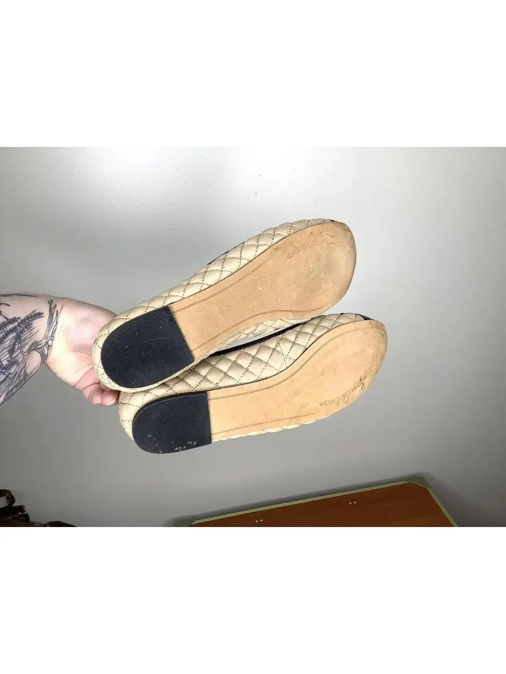 < Sam Edelman Blake Quilted Ballet Flats Size 9.5 > - Picture 5 of 7